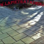Pavimento in pietra pulito
