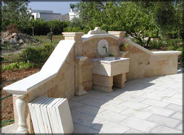Fontana in pietra