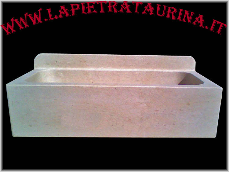 Lavello in pietra per cucina in muratura