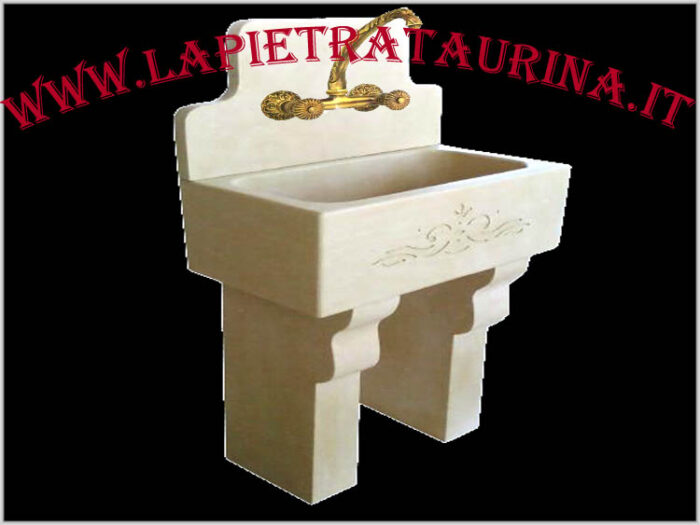 Lavelli in pietra con gocciolatoio