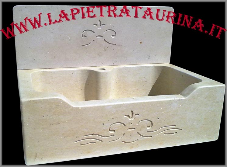 Lavelli in pietra per cucine da appoggio