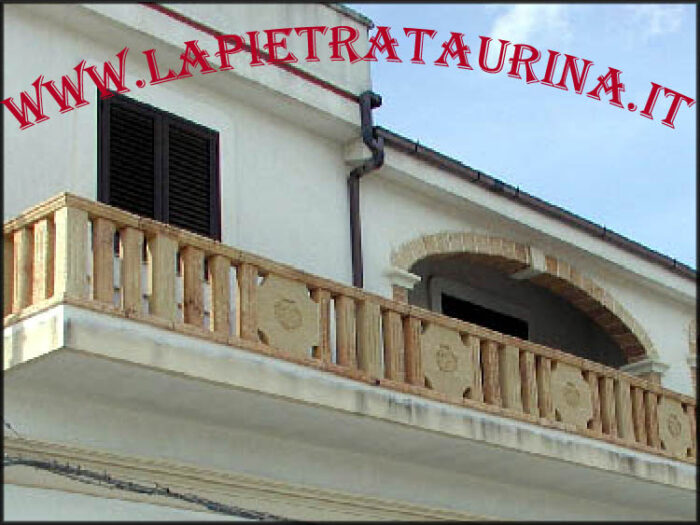 parapetto in muratura per balconi