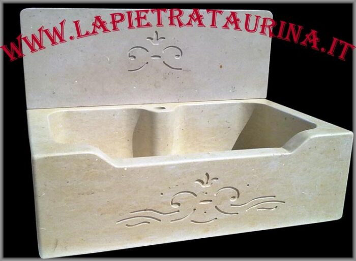Lavelli in pietra per cucine da appoggio