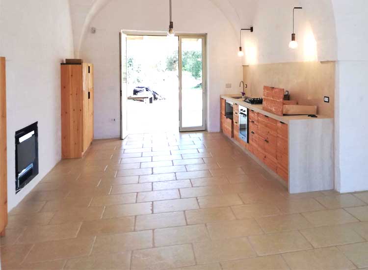 pavimenti in pietra bianca