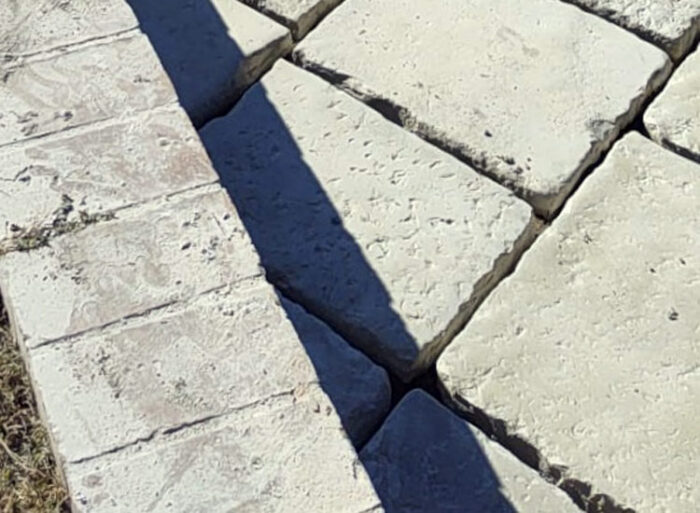 Mattonelle per esterno autobloccanti in pietra naturale. - immagine 5
