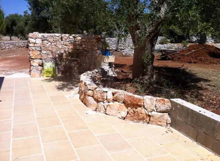 Pavimenti in pietra antica di recupero