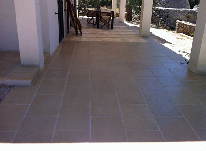 Pavimenti in pietra di trani per interni
